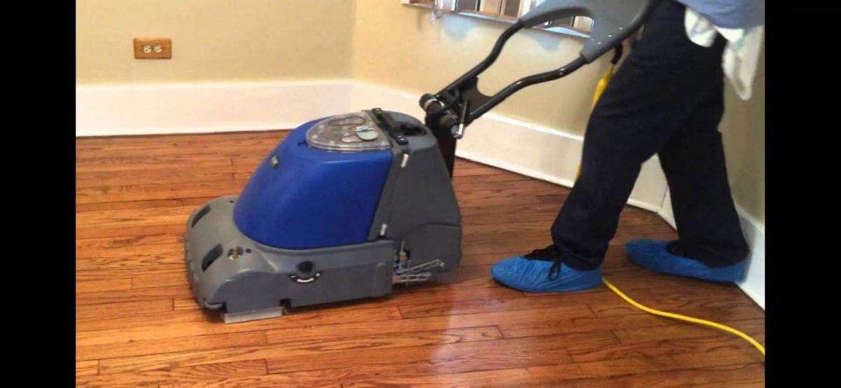 Professional Wood Floor Deep Cleaning