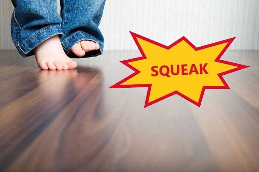 Why do my hardwood floors squeak?