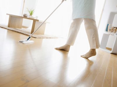 How do I clean my wood floors, what products should I NOT use?